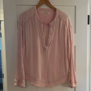 We The Free Blush Pink Blouse